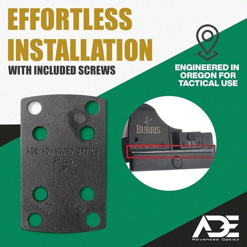 Ade Advanced Optics Red Dot Riser Shim – Delrin Elevation Mount for Holosun 407K/507K, Shield RMS/RMSc/RMSw/SMS, ADE RD3-018 Spike Reflex Sight – Tactical Sight Adapter – Precision Shim in Saudi Arabia