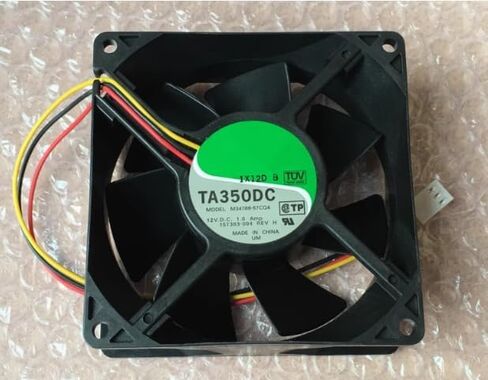 TA350DC M34789-57 DC 12V 1.0A 90x90x38mm مروحة تبريد 3 أسلاك in Saudi Arabia