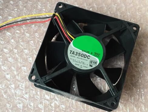 TA350DC M34789-57 DC 12V 1.0A 90x90x38mm مروحة تبريد 3 أسلاك in Saudi Arabia