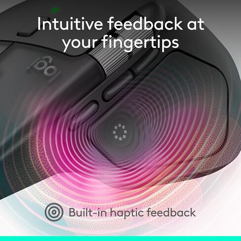 Logitech MX Master 4 for Business, Wireless Mouse with Quiet Clicks, 8K DPI, MagSpeed Scrolling, Logi Bolt Receiver, Bluetooth, Actions Ring, Haptics, USB-C Charging – Graphite in Saudi Arabia