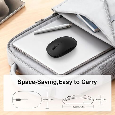 Wireless Mouse for Laptop,2.4GHz Computer Mouse Ambidextrous 3-Button Control with USB A Receiver Wireless Mice for PC, Windows Computers,Macs,Linux，iPad and Laptops,Desktop in Saudi Arabia