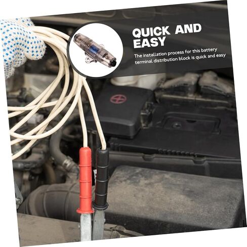 60A Fuse Holder Block for Automotive and Marine Copper Terminal Distribution Battery Connection for Trolling Motors and Audio Systems in Saudi Arabia