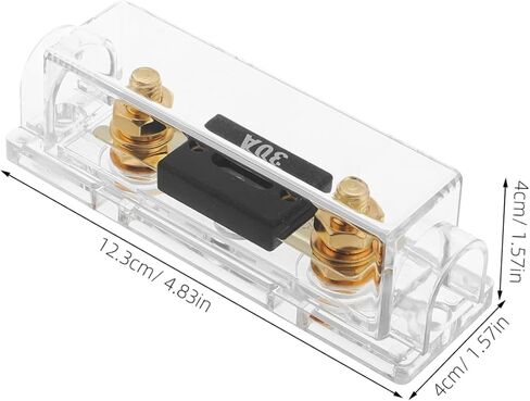 3Pcs Auto Fuse Holder Block for Car Audio Modification Reliable Fuse Box Distribution Block for Enhanced Safety Easy Installation Broad Compatibility for Various Vehicles in Saudi Arabia