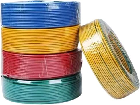 100 متر/لفة RV سلك لف نحاسي 16 مم² PVC نحاس صلب متعدد النواة أسلاك أحمر أسود 220 فولت أسلاك الطاقة 8awg 6awg 4awg 3awg 2awg(70R) in Saudi Arabia