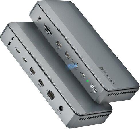 قاعدة توصيل WAVLINK Thunderbolt 5، محطة إرساء 12 في 1 TB5 مع أقصى نقل 120 جيجابت في الثانية، 140 وات PD، منفذ إيثرنت 2.5 جيجا، 4x USB-A 3.2 Gen 2، SD 4.0، شاشة 8K لأجهزة الكمبيوتر المحمولة التي تعمل بنظام التشغيل Windows 11/Mac OS 14.6 أو أحدث TB5/4 in Saudi Arabia