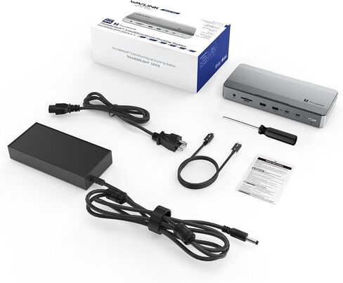 قاعدة توصيل WAVLINK Thunderbolt 5، محطة إرساء 12 في 1 TB5 مع أقصى نقل 120 جيجابت في الثانية، 140 وات PD، منفذ إيثرنت 2.5 جيجا، 4x USB-A 3.2 Gen 2، SD 4.0، شاشة 8K لأجهزة الكمبيوتر المحمولة التي تعمل بنظام التشغيل Windows 11/Mac OS 14.6 أو أحدث TB5/4 in Saudi Arabia