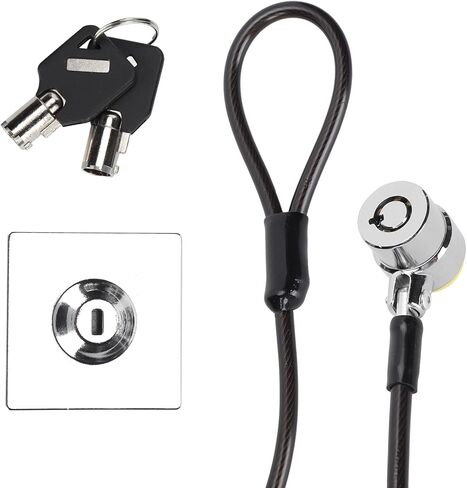 Keenso Laptop Lock Durable Antitleft Security Cable for OS X //, Flexible Rotation for Office/Dormitory in Saudi Arabia