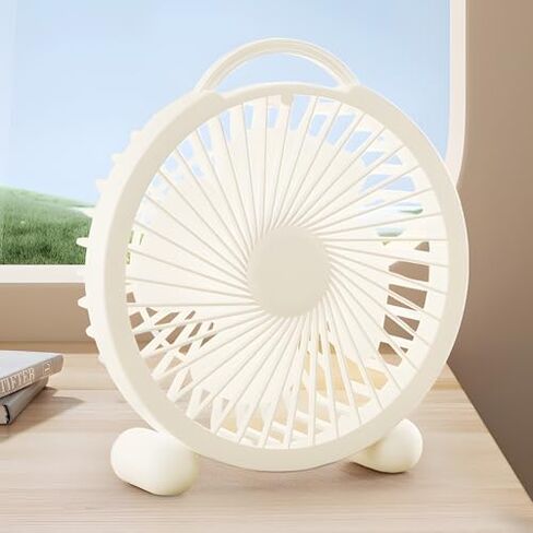 Portable Summer Mini Fan USB Rechargeable Bedside Desk Quiet Fans For Outdoor Home Office,Green in Saudi Arabia