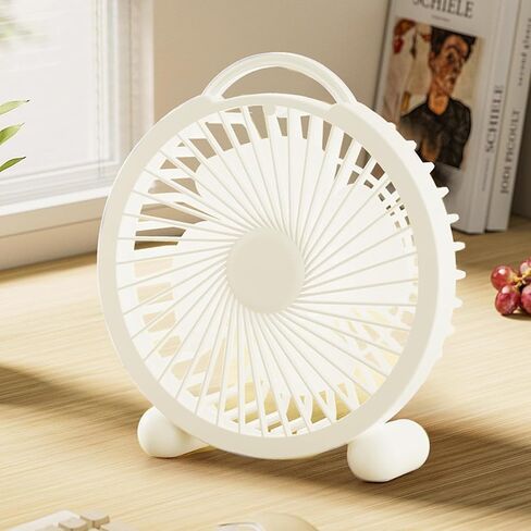 Portable Summer Mini Fan USB Rechargeable Bedside Desk Quiet Fans For Outdoor Home Office,Green in Saudi Arabia
