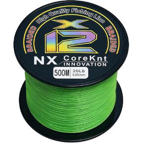 Braided Fishing Line, 12 Strands Pro Grade Braid Fishing Line - Abrasion Resistant - Zero Stretch - Super Tough - Braided Lines for Saltwater or Freshwater in Saudi Arabia
