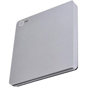 ناسخ أقراص مضغوطة خارجي من النوع c - مشغل أقراص DVD Vcd رفيع ومحمول ومتوافق مع نظام التشغيل Windows للاستخدام المنزلي والمكاتب باللون الفضي in Kuwait