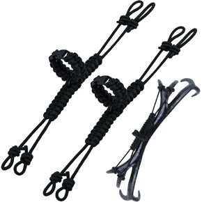 Deer Call Silencer Black Rack Rattling Antlers Silencer Rattling Deer Antlers Silent Carry Harness for Deer Hunting in Kuwait