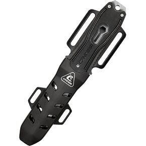 Cressi Multipurpose Stainless Steel Diver's Knife - Rust-Resistant Stainless Steel Blade - Quick-Release Sheath- Lizard: Designed in Italy in Saudi Arabia