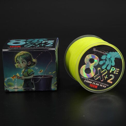 100m Durable Braided Fishing Line for Flounder, Redfish, and Inshore Fishing - Resistant to Wear and Tear in Saudi Arabia