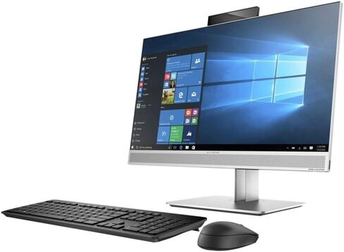 كمبيوتر مكتبي HP EliteOne 800 G3 الكل في واحد للأعمال، شاشة 23.8 بوصة FHD، i5-7500U، ذاكرة وصول عشوائي DDR4 سعة 8 جيجابايت، SSD 256 جيجابايت، واي فاي، بلوتوث، لوحة مفاتيح وماوس، Windows 11 Pro 64 بت (متجدد) in Saudi Arabia