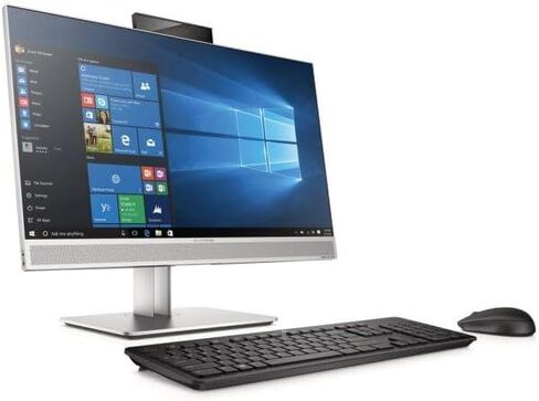كمبيوتر مكتبي HP EliteOne 800 G3 الكل في واحد للأعمال، شاشة 23.8 بوصة FHD، i5-7500U، ذاكرة وصول عشوائي DDR4 سعة 8 جيجابايت، SSD 256 جيجابايت، واي فاي، بلوتوث، لوحة مفاتيح وماوس، Windows 11 Pro 64 بت (متجدد) in Saudi Arabia