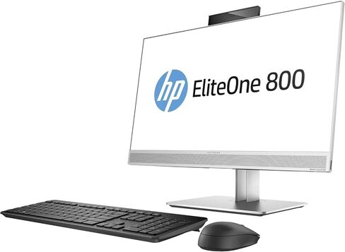 كمبيوتر مكتبي HP EliteOne 800 G3 الكل في واحد للأعمال، شاشة 23.8 بوصة FHD، i5-7500U، ذاكرة وصول عشوائي DDR4 سعة 8 جيجابايت، SSD 256 جيجابايت، واي فاي، بلوتوث، لوحة مفاتيح وماوس، Windows 11 Pro 64 بت (متجدد) in Saudi Arabia