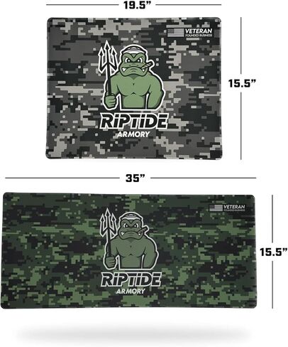 Riptide Armory Advanced Complete Gun Cleaning Kit - Cleans, Lubes, Protects Targeted Long-Lasting Formula - Nano Coat Technology - Veteran Owned & Formulated by Former US Navy Seal in Kuwait