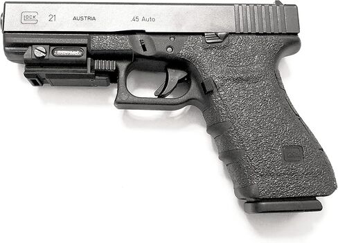 شريط قبضة مسدس Handleitgrips متوافق مع Glock 20 & 21 Gen 4 - شريط قبضة مسدس مطاطي أسود مزخرف مع حشوة حمراء، سهل التركيب، أجزاء وإكسسوارات البندقية، مملوكة للمحاربين القدامى، صنع في الولايات المتحدة الأمريكية in Saudi Arabia