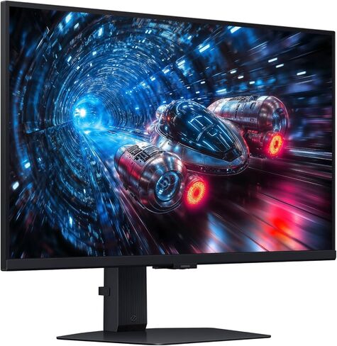 شاشة الألعاب Samsung Odyssey G7 G70F مقاس 27 بوصة بدقة FHD، وضع IPS مزدوج سريع، معدل تحديث 4K 180 هرتز، متوافق مع NVIDIA G-Sync، AMD FreeSync™ Premium، حامل مريح، LS27FG706ENXZA in Saudi Arabia