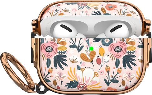 حافظة Maxjoy لـ AirPods Pro 3rd Generation مع قفل، حافظة AirPods Pro 3 بقفل على شكل زهرة، غطاء حماية صلب لطيف AirPod Pro 3 للنساء والرجال مع سلسلة مفاتيح لغطاء Airpod Pro 3rd Gen 2025، زهري in Saudi Arabia