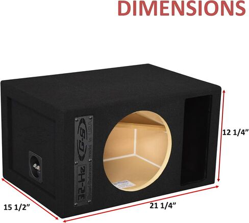 10" 32-hz Single Competition ported sub Box Speaker Box subwoofer Enclosure car Audio in Saudi Arabia