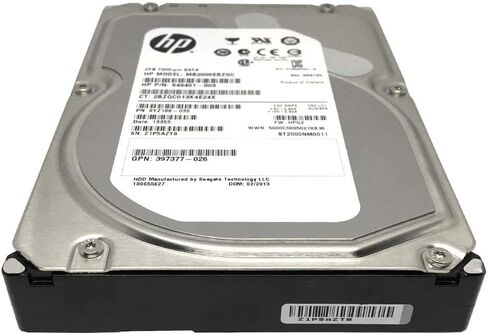 HP/Seagate Constellation ES ST2000NM0011 (649401-003) 2TB 7200RPM 64MB Cache SATA 6.0Gb/s 3.5inch Internal Enterprise Hard Drive OEM - w/1 Year Warranty (Renewed) in Saudi Arabia