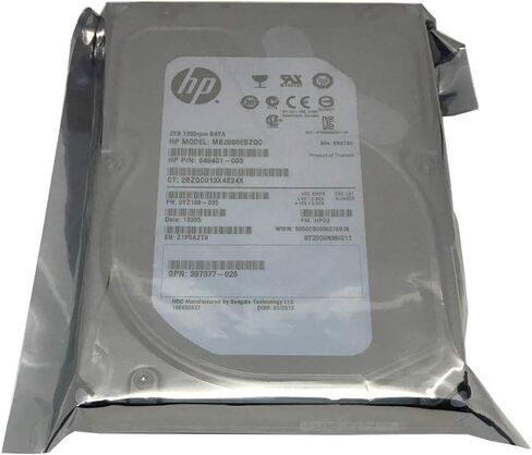 HP/Seagate Constellation ES ST2000NM0011 (649401-003) 2TB 7200RPM 64MB Cache SATA 6.0Gb/s 3.5inch Internal Enterprise Hard Drive OEM - w/1 Year Warranty (Renewed) in Saudi Arabia