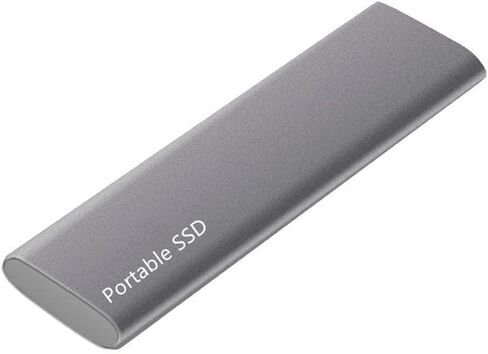External Hard Drives 8TB External SSD Hard Drive SSD Portable SSD 1TB/2TB/4TB External Hard Drive 1TB HDD for Laptop with Type C USB 3.1 (Color : Gray Size : 8TB) (Gray 1TB) in Saudi Arabia