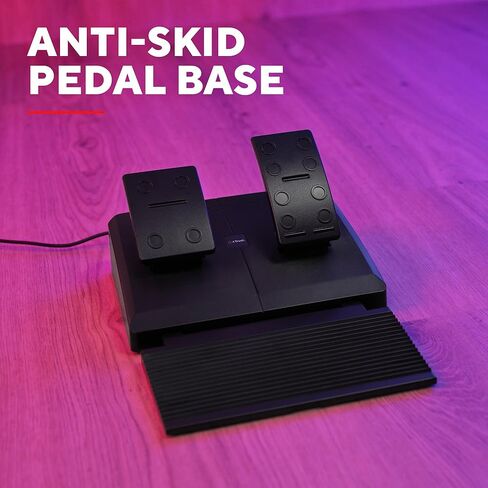 كمبيوتر عجلة القيادة للألعاب Trust GXT 289 Movi وXbox Series X/S وPS4 وNintendo Switch وعجلة سباق مع دواسات ومجاديف نقل الحركة وردود فعل الاهتزاز وSim Racing Farming Simulator / F1 / Gran Turismo in Kuwait