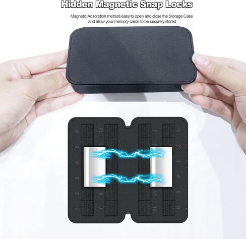 DAGIJIRD Portable Memory Card Storage Bag 24 Slots TF Card Holder Cartridge Case for Steam Deck in Saudi Arabia