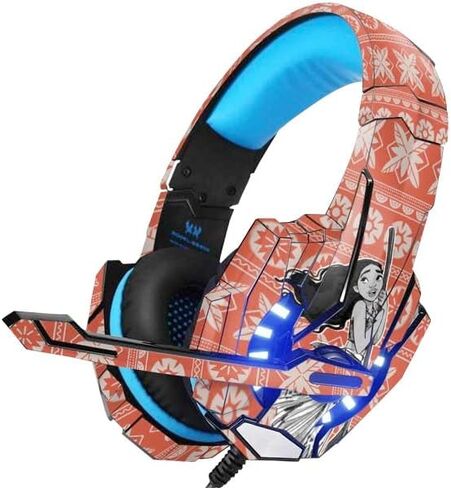 ملصق صوتي من Skinit متوافق مع BENGOO G9000 - تصميم فني مطبوع بطباعة استوائية لشخصية أميرة ديزني موانا مرخص رسميًا in Saudi Arabia