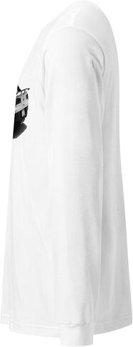 White C7 Sports Car ZR1 Owner Men’s Long Sleeve Shirt in Saudi Arabia