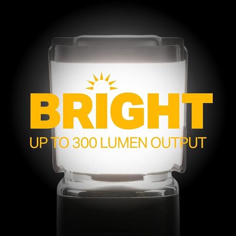LUXPRO LP189 Mini Lantern - USB-C Rechargeable Camping Light - with 4 Color Modes - Dimmable LED Portable Lantern for Hiking & Emergency - Handy Compact Design (Black, 2-Pack) in Saudi Arabia