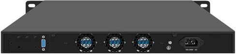 HUNSN 1U 19 بوصة جهاز جدار حماية مثبت على حامل، VPN، موجه شبكة، N200، RJ53، AES-NI، 4 x 226-V 2.5GbE LAN، وحدة تحكم، VGA، GPIO، فتحة SIM، Barebone، بدون ذاكرة وصول عشوائي، بدون تخزين، بدون نظام in Kuwait