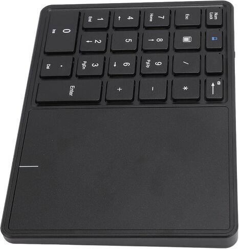ciciglow Wireless Numeric Keypad, 22-Key Wireless Numeric Keypad with 4.2 Touch Panel and 2.4G Connection Long Battery Life (Black) in Saudi Arabia