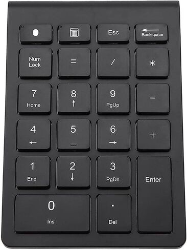 Dioche Numpad, Number Pad Keyboard Black with 22 Keys Wireless Number Pad for OS X PC in Saudi Arabia