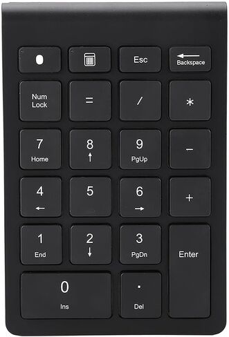 Dioche Numpad, Number Pad Keyboard Black with 22 Keys Wireless Number Pad for OS X PC in Saudi Arabia