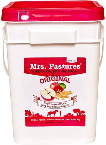 Mrs. Pastures Horse Cookies & Treats - Premium All Natural Treats - USA Made (5 Pound Bag) in Saudi Arabia