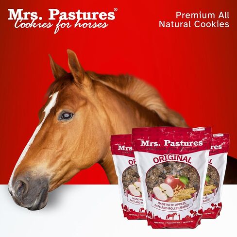 Mrs. Pastures Horse Cookies & Treats - Premium All Natural Treats - USA Made (5 Pound Bag) in Saudi Arabia