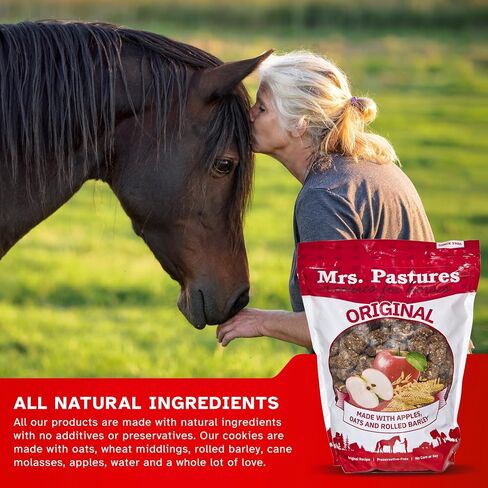 Mrs. Pastures Horse Cookies & Treats - Premium All Natural Treats - USA Made (5 Pound Bag) in Saudi Arabia
