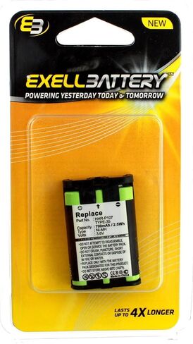 Exell Cordless Phone Battery EBCP-107 Replaces HHR-P107, TYPE-35 in Saudi Arabia