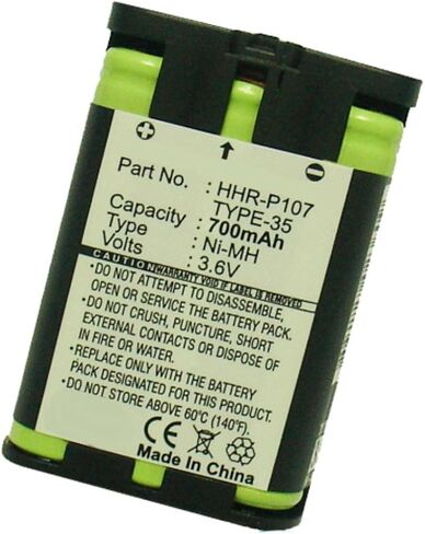 Exell Cordless Phone Battery EBCP-107 Replaces HHR-P107, TYPE-35 in Saudi Arabia