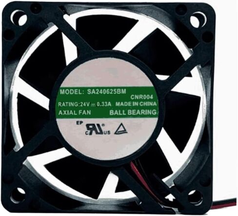SA240625BM DC 24V 0.33A 60x60x25mm مروحة تبريد خادم 2 سلك in Kuwait