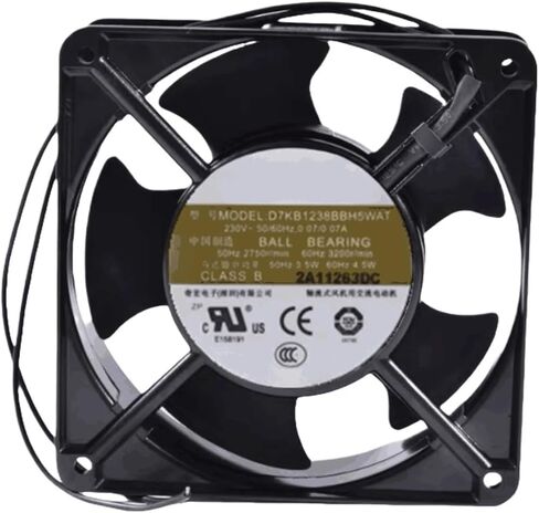 D7KB1238BBH5WAT 12038 / 220V مروحة تبريد ذات هيكل محوري عالي التدفق للهواء in Saudi Arabia