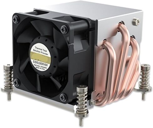 LGA115X-R63-1 Cooler 150W for LGA 115X Radiator 2U 4 Heat Pipe LGA1150 Square Type 75mm x 75mm Mounting Pitch Heat Sink in Saudi Arabia