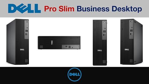 Dell Pro Slim QCS1250 SFF Desktop (New OptiPlex Version), 14th Gen i7-14700K (20 Cores, Up to 5.6GHz), 32GB DDR5 RAM, 1TB PCIe SSD, HDMI+DP Dual Monitor Support, USB-C, Wi-Fi 6E, BT, Windows 11 Pro in Saudi Arabia