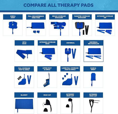 Polar Active Ice® 3 in 1 Knee, Ankle, & Elbow Therapy pad 12.5" x 10.5" with Attached Belts. Use only with The Polar Active Ice #AIS Therapy System. in Saudi Arabia