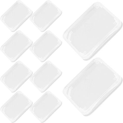 منظم صندوق تخزين حافظات بطاقات الذاكرة الشفافة مع مزلاج موثوق به لبطاقات الذاكرة، حامل خفيف الوزن وسهل الوصول in Kuwait