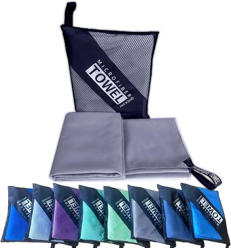 Reusable Quick Dry Beach Towels,Microfiber Travel Towel,Compressed Lightweight Bath Towel for Beach Hiking Gym Yoga Travel Sports Swimming Camping(Royal Blue, 12"*24") in Saudi Arabia